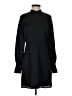 Express 100% Polyester Solid Black Casual Dress Size S (petite) - photo 1