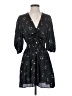 Maje 100% Polyester Stars Black Cocktail Dress Size EU (FR) 34 / US 2 - photo 1