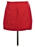 Express Solid Red Casual Skirt Size 9 - 10 - photo 2