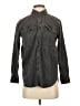 Topshop Gray Long Sleeve Button-Down Shirt Size 4 - photo 1