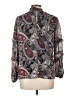 Chaus 100% Polyester Paisley Burgundy Long Sleeve Blouse Size L - photo 2