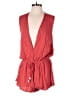 Saks Fifth Avenue Solid Red Romper Size L - photo 1