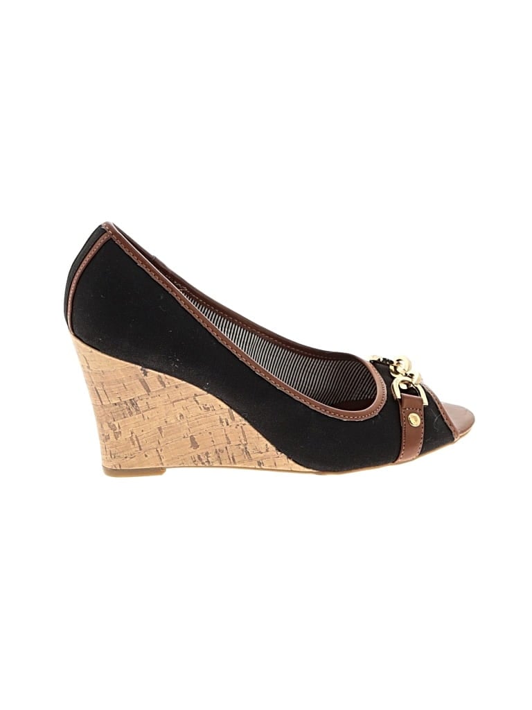 Pre-owned Tommy Hilfiger Wedges In Brown