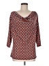 Travelsmith Red 3/4 Sleeve Top Size M - photo 1