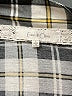 Eden & Olivia 100% Polyester Plaid Black 3/4 Sleeve Blouse Size L - photo 7
