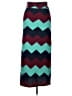 rue21 Chevron-herringbone Teal Casual Skirt Size XL - photo 1