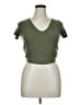 Forever 21 Green Short Sleeve Top Size XL - photo 1
