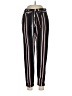 Hot Kiss Stripes Black Casual Pants Size M - photo 1