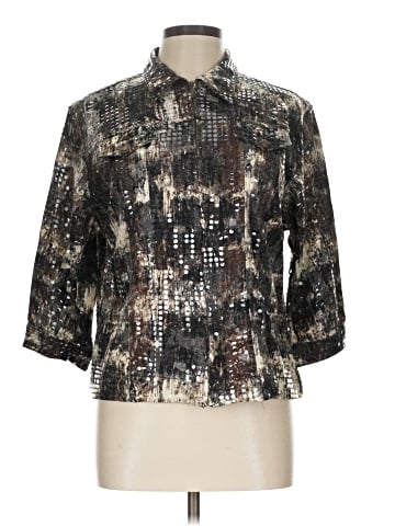 N Touch 3/4 Sleeve Blouse (view 1)