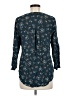 Daniel Rainn 100% Rayon Floral Blue 3/4 Sleeve Blouse Size M (estimated) - photo 2