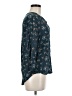 Daniel Rainn 100% Rayon Floral Blue 3/4 Sleeve Blouse Size M (estimated) - photo 4