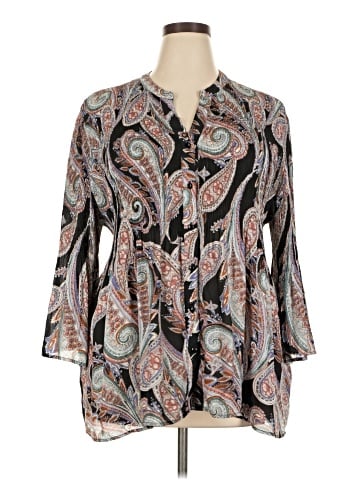 Spense 3/4 Sleeve Blouse (view 1)