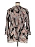 Spense 100% Polyester Paisley Black 3/4 Sleeve Blouse Size 3X - photo 2