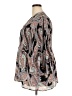 Spense 100% Polyester Paisley Black 3/4 Sleeve Blouse Size 3X - photo 5