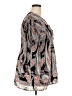 Spense 100% Polyester Paisley Black 3/4 Sleeve Blouse Size 3X - photo 4