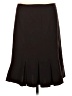 AGB Solid Brown Formal Skirt Size 10 - photo 1