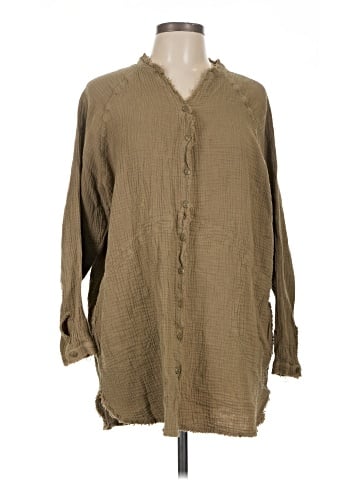 LUCCA Long Sleeve Button-Down Shirt (view 1)