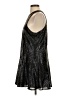 Free People 100% Polyester Metallic Black Cocktail Dress Size S - photo 5