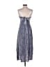 Final Touch Blue Casual Dress Size S - photo 2