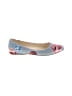 Nine West Floral Blue Flats Size 5 1/2 - photo 1