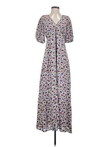 Madewell Puff-Sleeve Empire Maxi Dress (view 1)