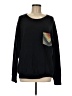 Lira Black Pullover Sweater Size M - photo 1