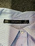 Zara Basic Hearts Blue Long Sleeve Button-Down Shirt Size M - photo 4