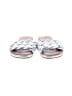 Bernardo 100% Leather Silver Sandals Size 6 1/2 - photo 2