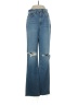 GRLFRND 100% Cotton Hearts Blue Jeans Size 25 waist - photo 1