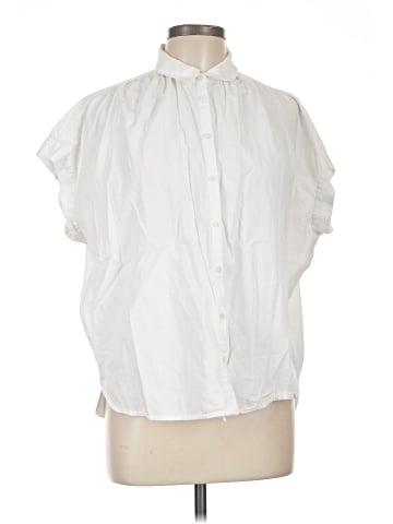Madewell Central Shirt in Pure White (view 1)