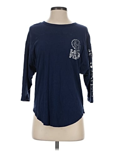 Victoria's Secret Pink 3/4 Sleeve T-Shirt (view 1)