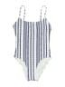 Lemlem Stripes Blue One Piece Swimsuit Size S - photo 1