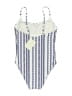Lemlem Stripes Blue One Piece Swimsuit Size S - photo 2