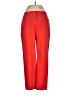 St. John Solid Red Casual Pants Size 8 - photo 1