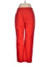 St. John Solid Red Casual Pants Size 8 - photo 2