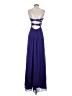 Cache 100% Polyester Purple Cocktail Dress Size 2 - photo 2