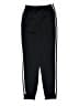 Adidas 100% Polyester Black Track Pants Size 14 - 16 - photo 2