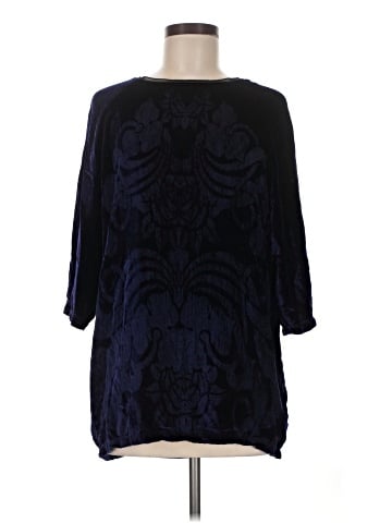 Zara W&B Collection 3/4 Sleeve Blouse (view 1)