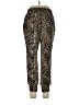 WAYF Animal Print Gold Casual Pants Size L - photo 2
