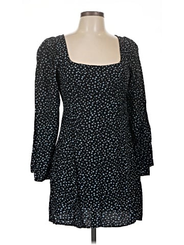 Madewell Seamed Long-Sleeve Mini Dress in Ditsy Floral (view 1)