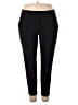 lucy Solid Black Active Pants Size XXL (estimated) - photo 1