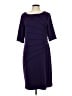 Connected Apparel Solid Purple Cocktail Dress Size 16 - photo 1