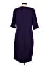 Connected Apparel Solid Purple Cocktail Dress Size 16 - photo 2