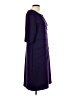 Connected Apparel Solid Purple Cocktail Dress Size 16 - photo 4