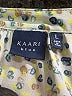 Kaari Blue 100% Polyester Graphic Green Long Sleeve Blouse Size L - photo 7