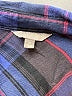 Rubbish Plaid Blue Long Sleeve Button-Down Shirt Size XS - photo 7