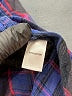 Rubbish Plaid Blue Long Sleeve Button-Down Shirt Size XS - photo 8