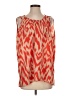 Veronica M. Orange Sleeveless Blouse Size S - photo 1