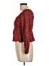 Self Esteem 100% Rayon Red Long Sleeve Blouse Size L - photo 5