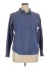 L.L.Bean 100% Cotton Polka Dots Blue Long Sleeve Button-Down Shirt Size XL (petite) - photo 1